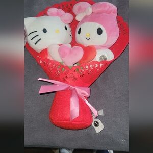 Hello Kitty Plush with Red Accents